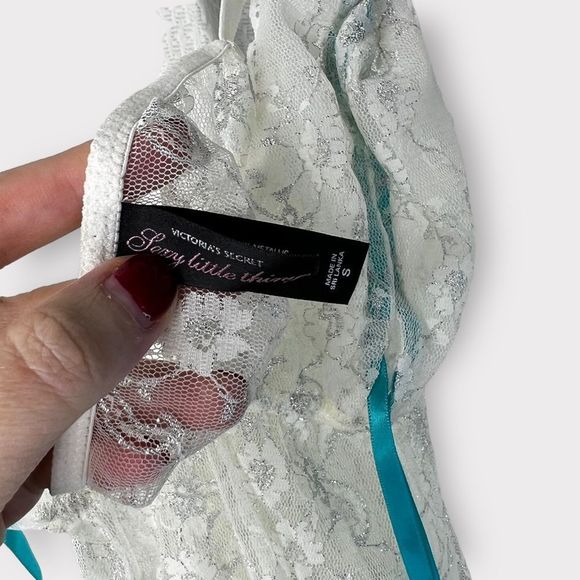 Victoria's Secret Sexy Little Things White Lace Babydoll Top - Women's Size S - Picture 7 of 7